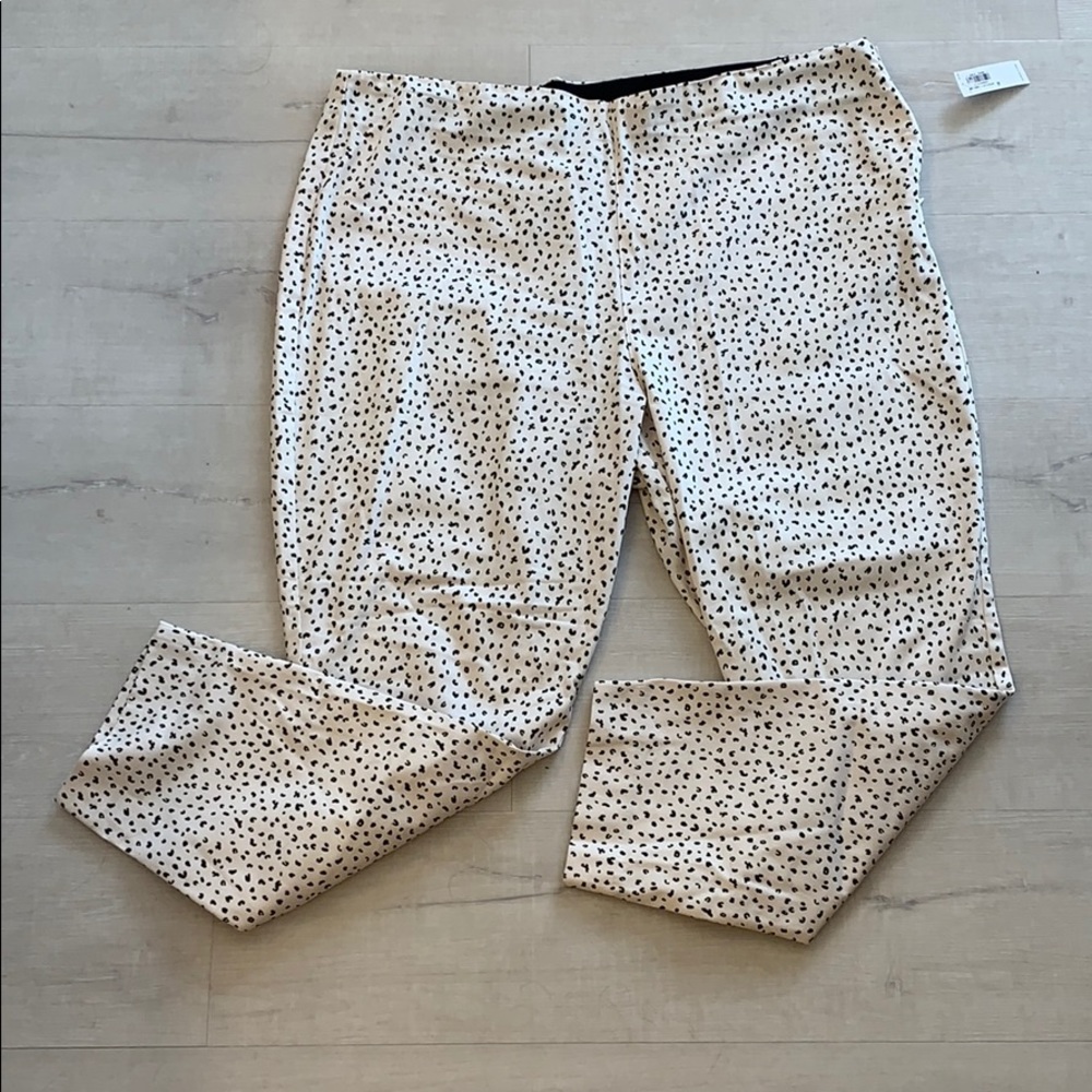 Leopard Print Ankle Pants